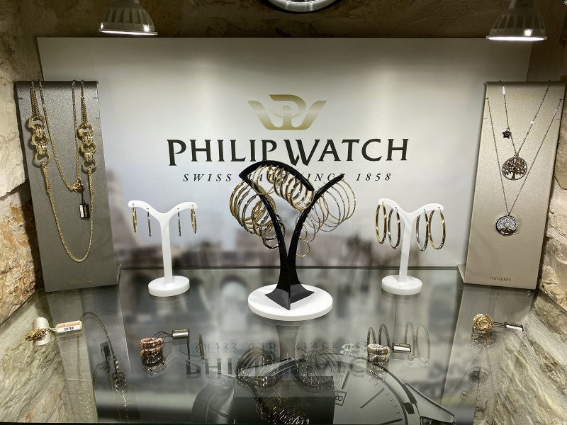 Esposizione di gioielli Philip Watch